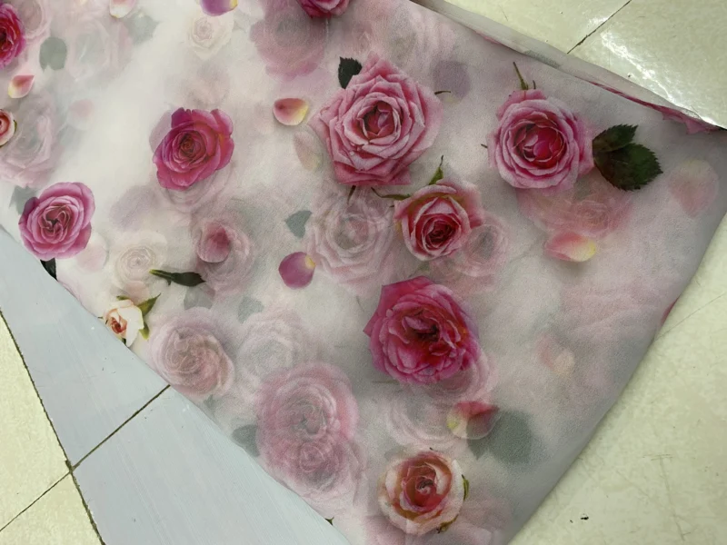 Sabyasachi inspired digital print faux georgette fabric 8211 44 - High-Quality Fabric