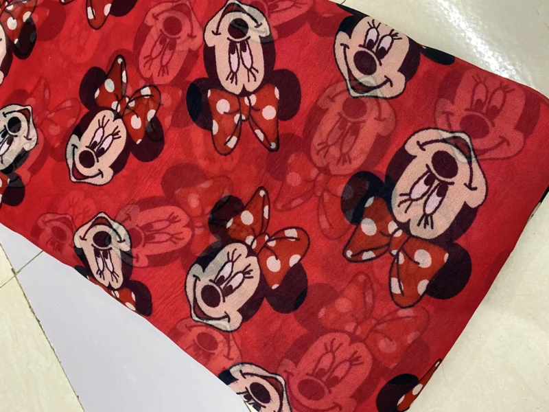 Sabyasachi inspired digital print faux georgette fabric 8211 44 - High-Quality Fabric