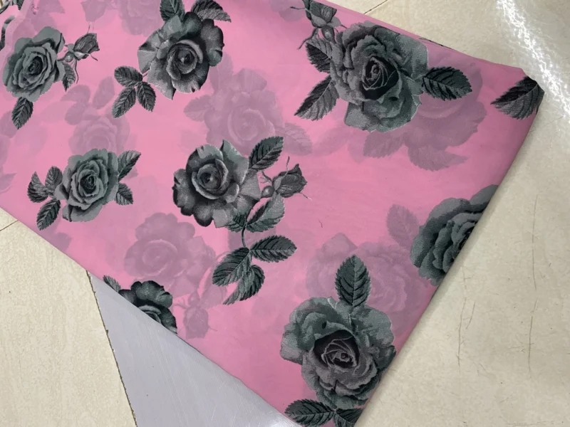 Sabyasachi inspired digital print faux georgette fabric 8211 44 - High-Quality Fabric