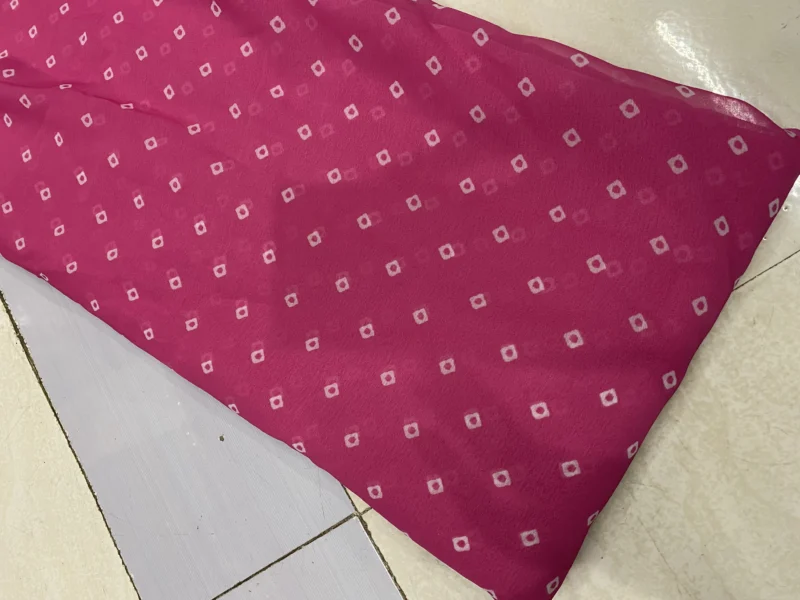 Sabyasachi inspired digital print faux georgette fabric 8211 44 - High-Quality Fabric