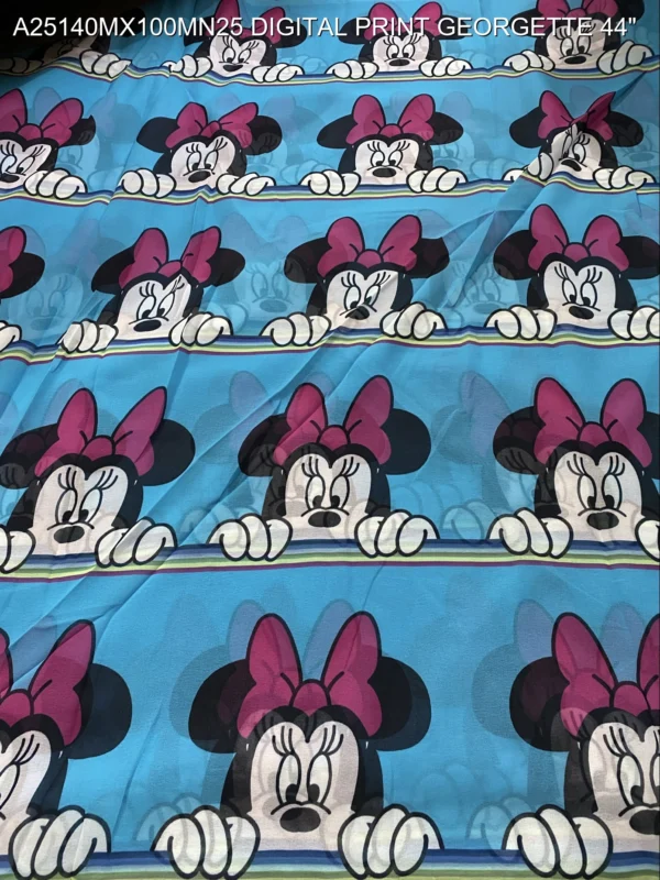 Sabyasachi inspired digital print faux georgette fabric 8211 44 - High-Quality Fabric