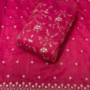 Shimmer tissue silk fabric with heavy sequence 038 dupatta - High-Quality Fabric