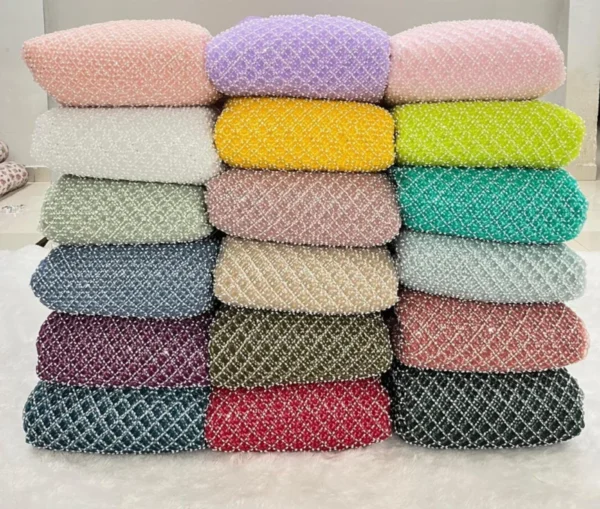 Heavy handwork imported net fabric - High-Quality Fabric