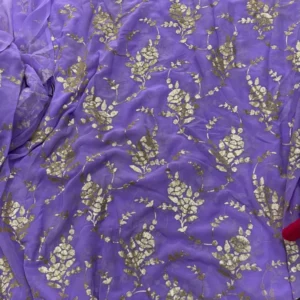 Luvander georgette with sequins work embroidery fabrics sale - High-Quality Fabric
