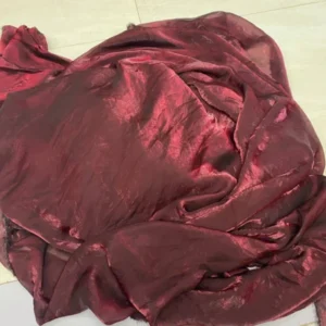 Maroon colour space silk plain fabric 44 inch - High-Quality Fabric