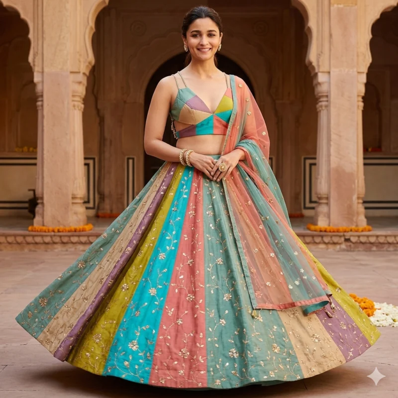 Kanchipuram tissue silk beads work jaal 8211 kareena kapoor inspired - High-Quality Fabric