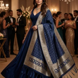 Designer dupattas for lehenga gowns 038 dresses shop online - High-Quality Fabric